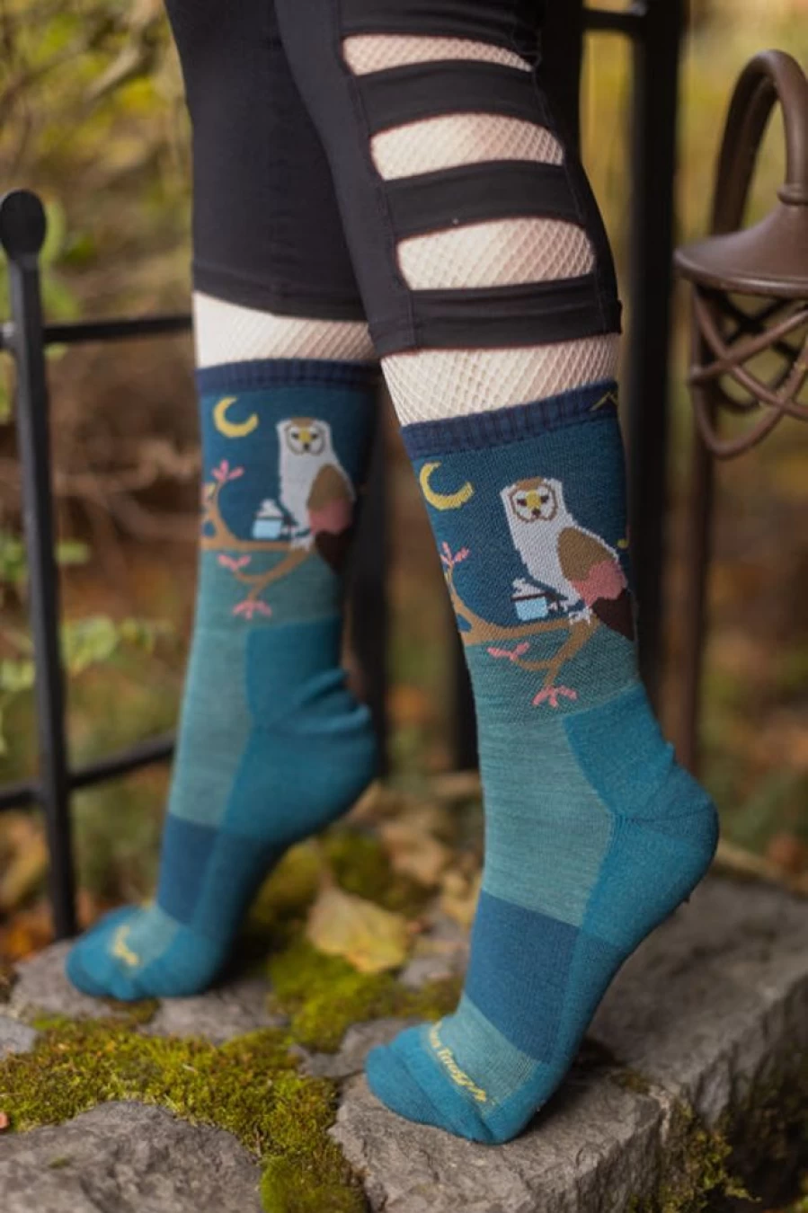 Darn Tough Owl Critter Club Hiking Micro Crew Socks for Men & Women - Comfortable & Durable Outdoor Socks