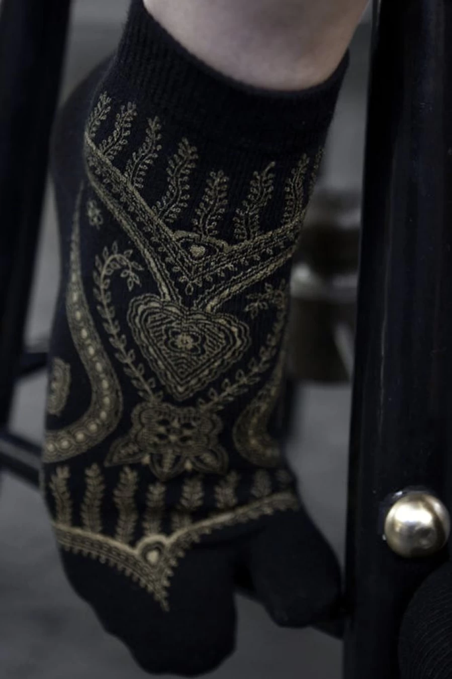 Polonova Mehndi Design Comfortable Cotton Tabi Socks for Women and Men