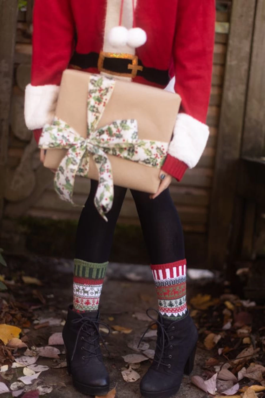 "Solmate Yuletide Crew Socks - Festive Holiday Socks for Christmas"