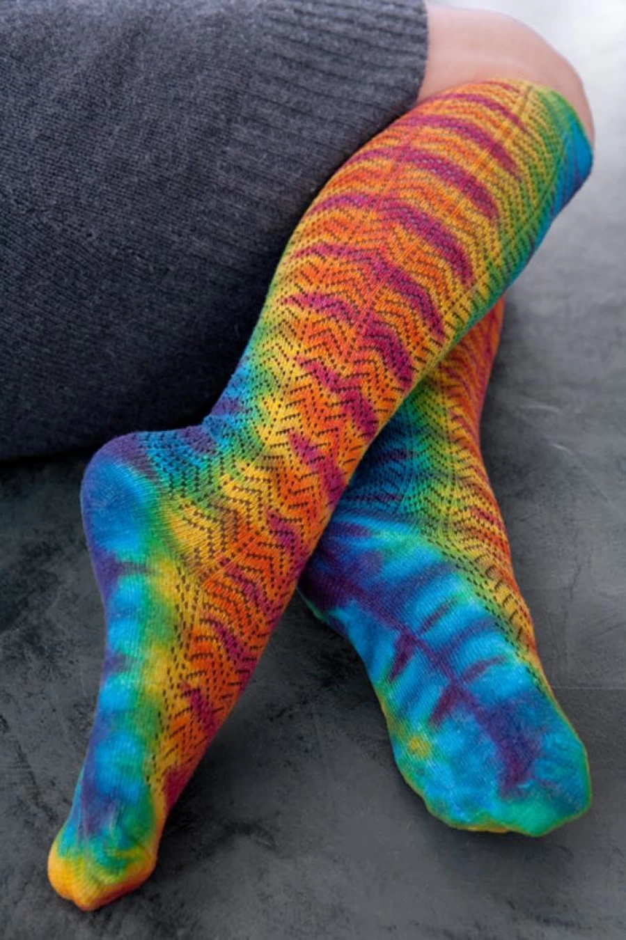 "Love Lite Precision Tie Dye Chevron Pattern Colorful Hippie Style T-Shirt"
