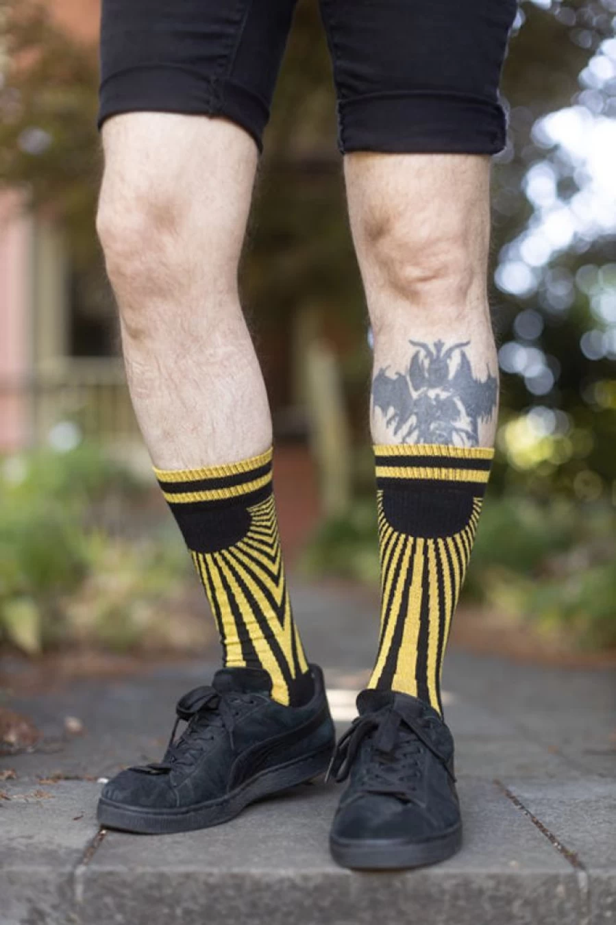 Happy Socks Athletic Sunset Sparkle Crew Socks - Colorful Comfort for Active Lifestyles