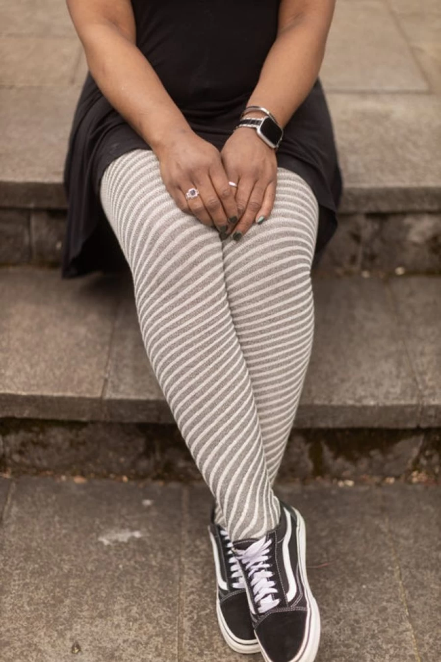 "Dreamer Socks Extra Long Wool Spiral Thigh High Socks for Women"