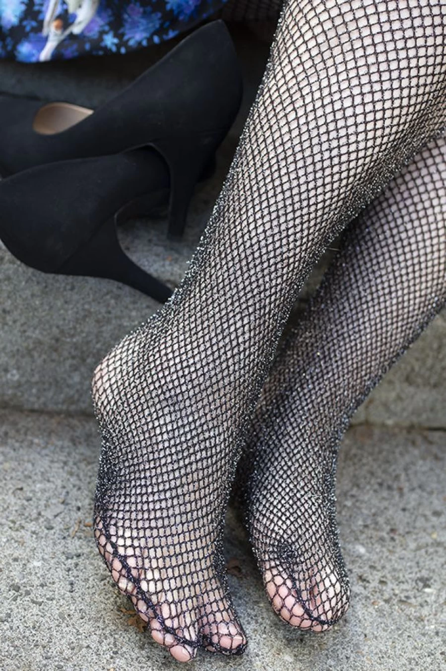 Leg Avenue Glitter Fishnet Tights for Women - Sparkly Party Hosiery, Halloween & Cosplay Stockings