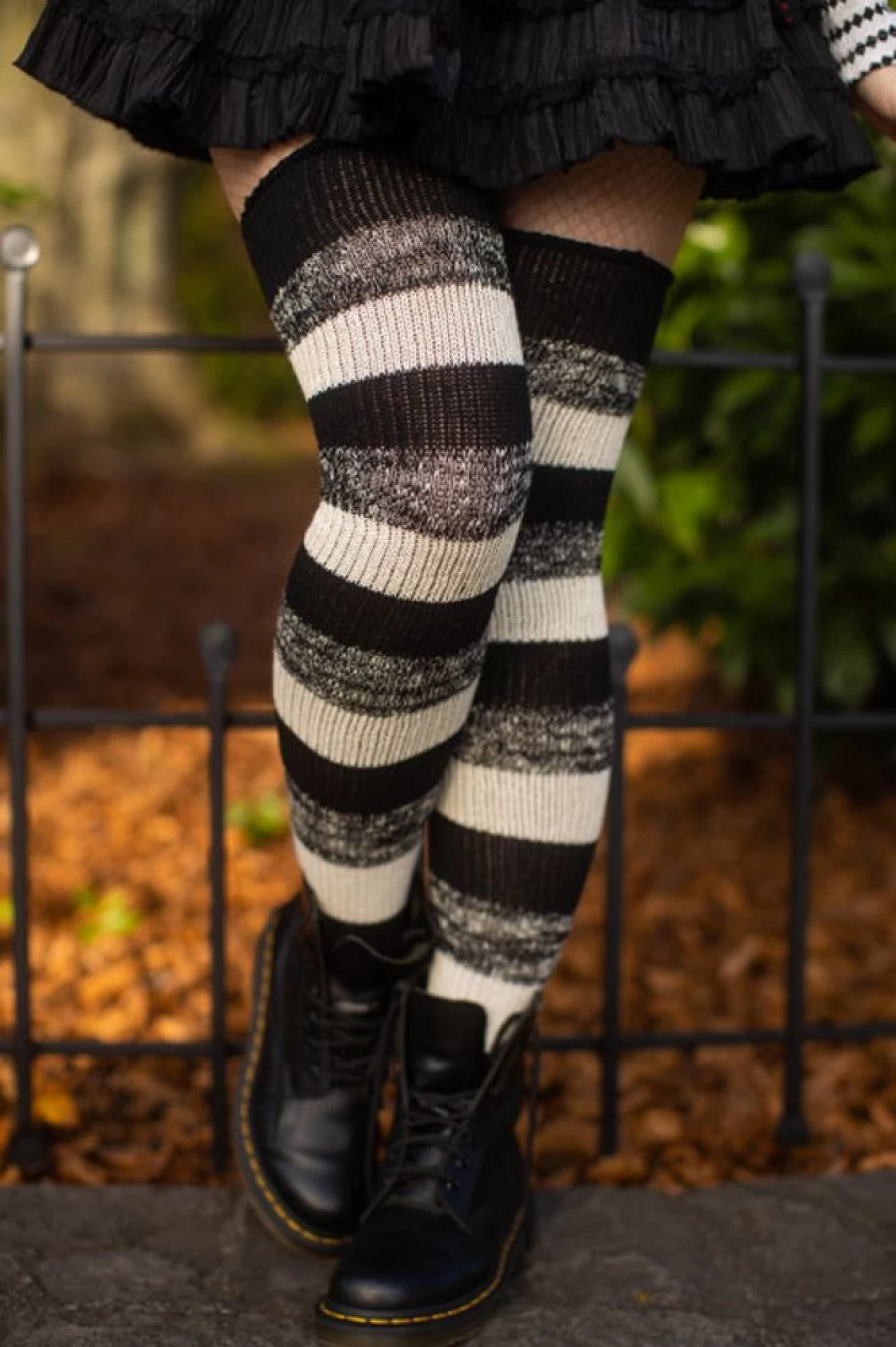 "DreaM Stockings Cookies And Cream Thigh High Socks - Stylish Comfort For Women"