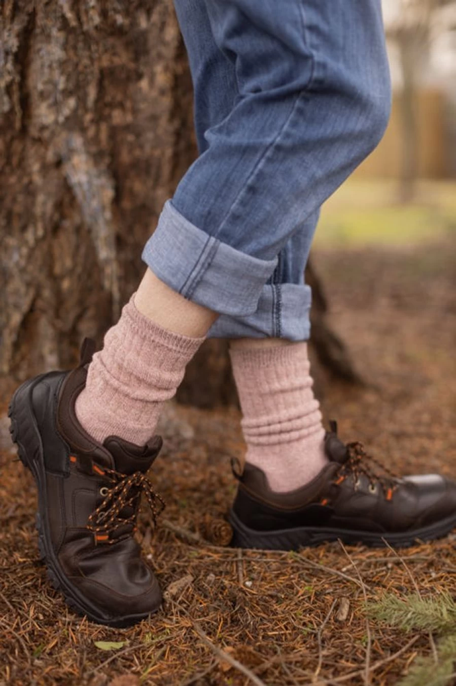 Dreamer Socks Alaskan Merino Wool Hiking Crew Socks for Men & Women - Warm Durable Moisture-Wicking Trekking Socks