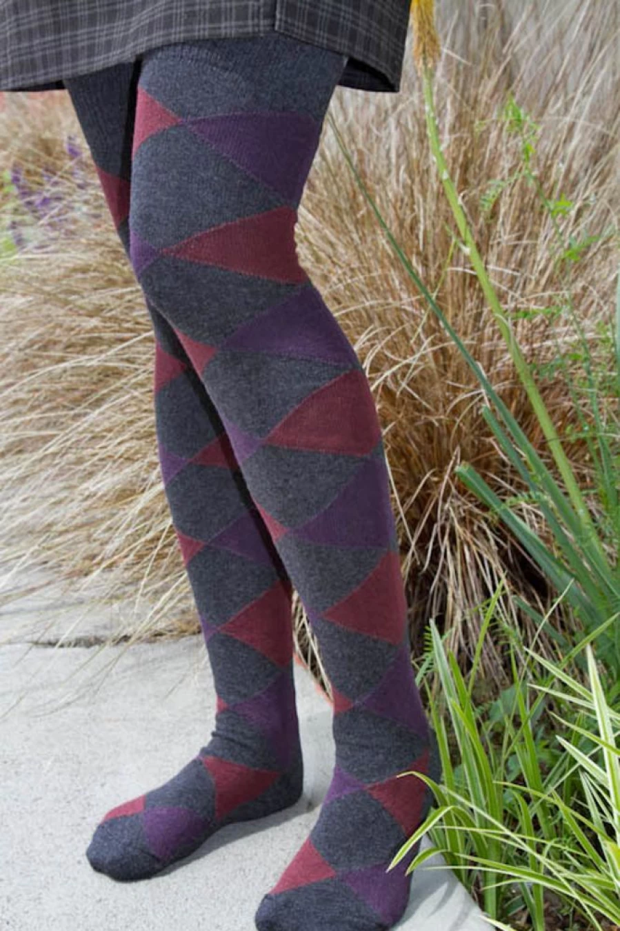Dreamer Socks Harlequin Diamond Over The Knee Socks - Stylish & Comfortable OTK Socks