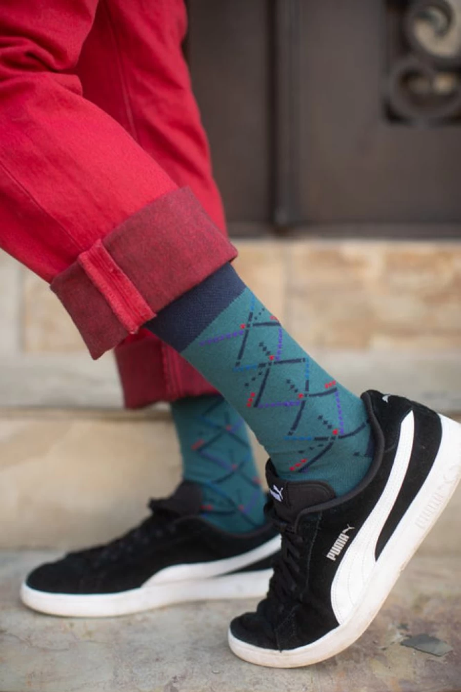 Dreamer Socks PDX Carpet Crew Socks for Men & Women - Comfortable Casual Sneaker Socks