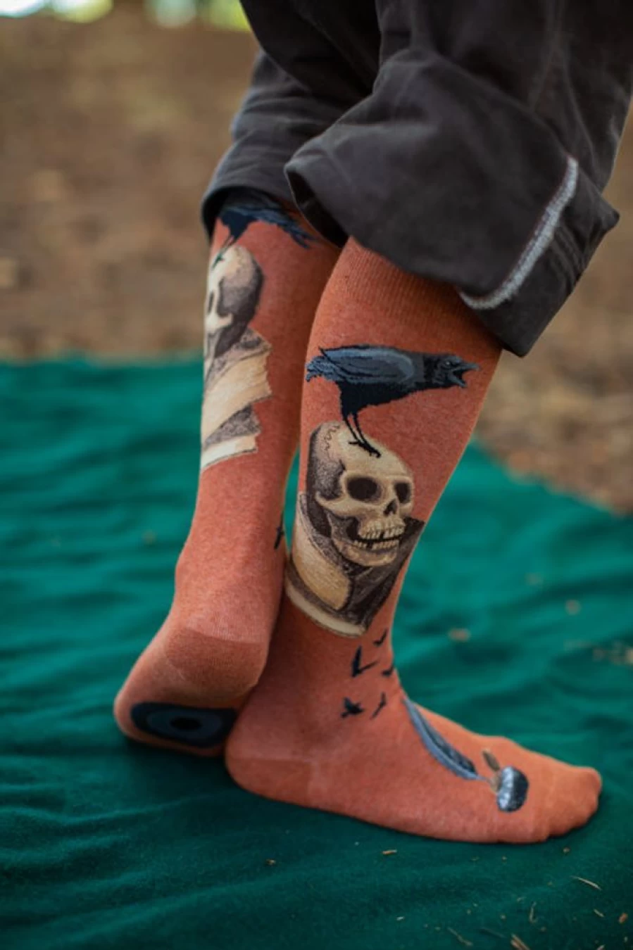 Mod Sock Nevermore Gothic Knee High Socks for Women - Stylish & Comfortable