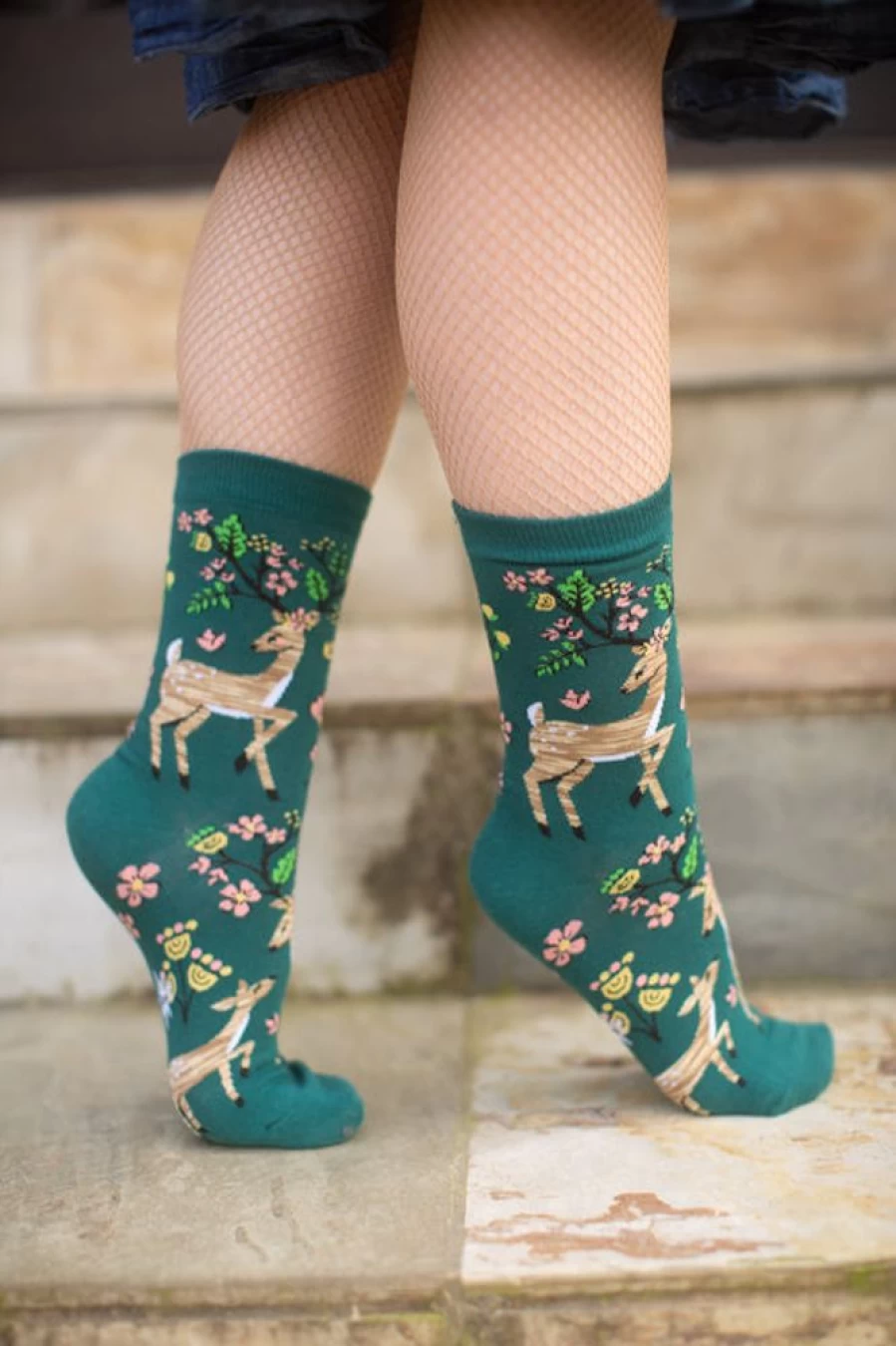 "Sock It To Me Spring Awakening Crew Socks - Fun & Colorful Novelty Socks for Women & Men"