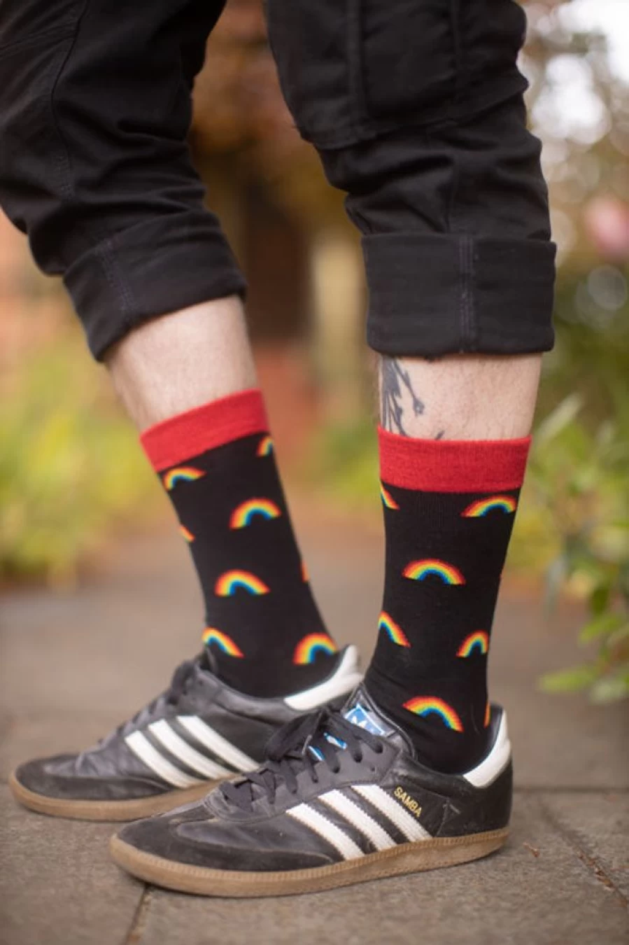 "Socksmith On The Bright Side Bamboo Crew Socks - Soft & Comfortable"