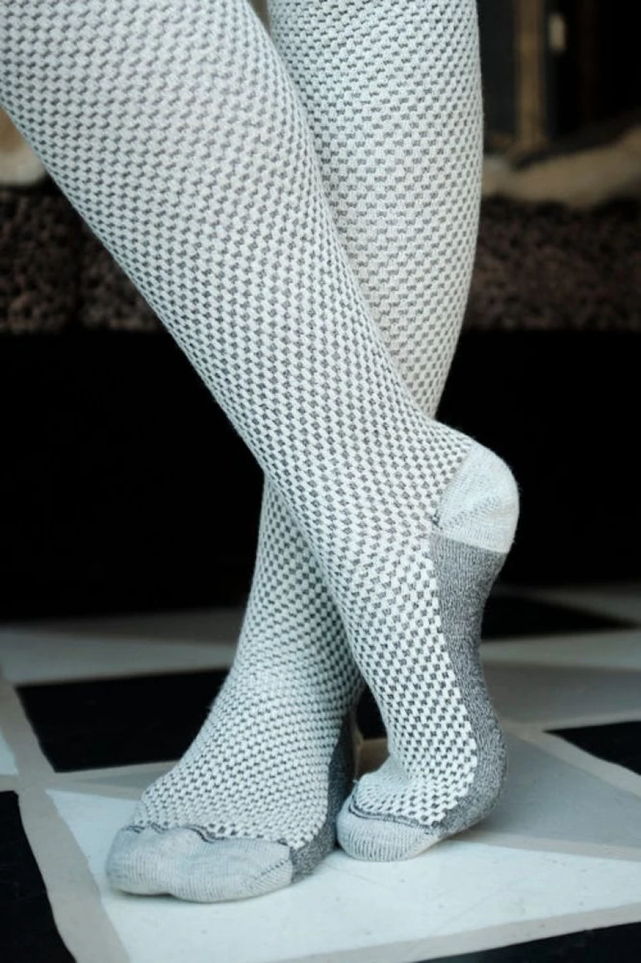 "Dreamer Socks Premium Wool Waffle Thigh High Socks for Women – Extra Warm & Comfortable"