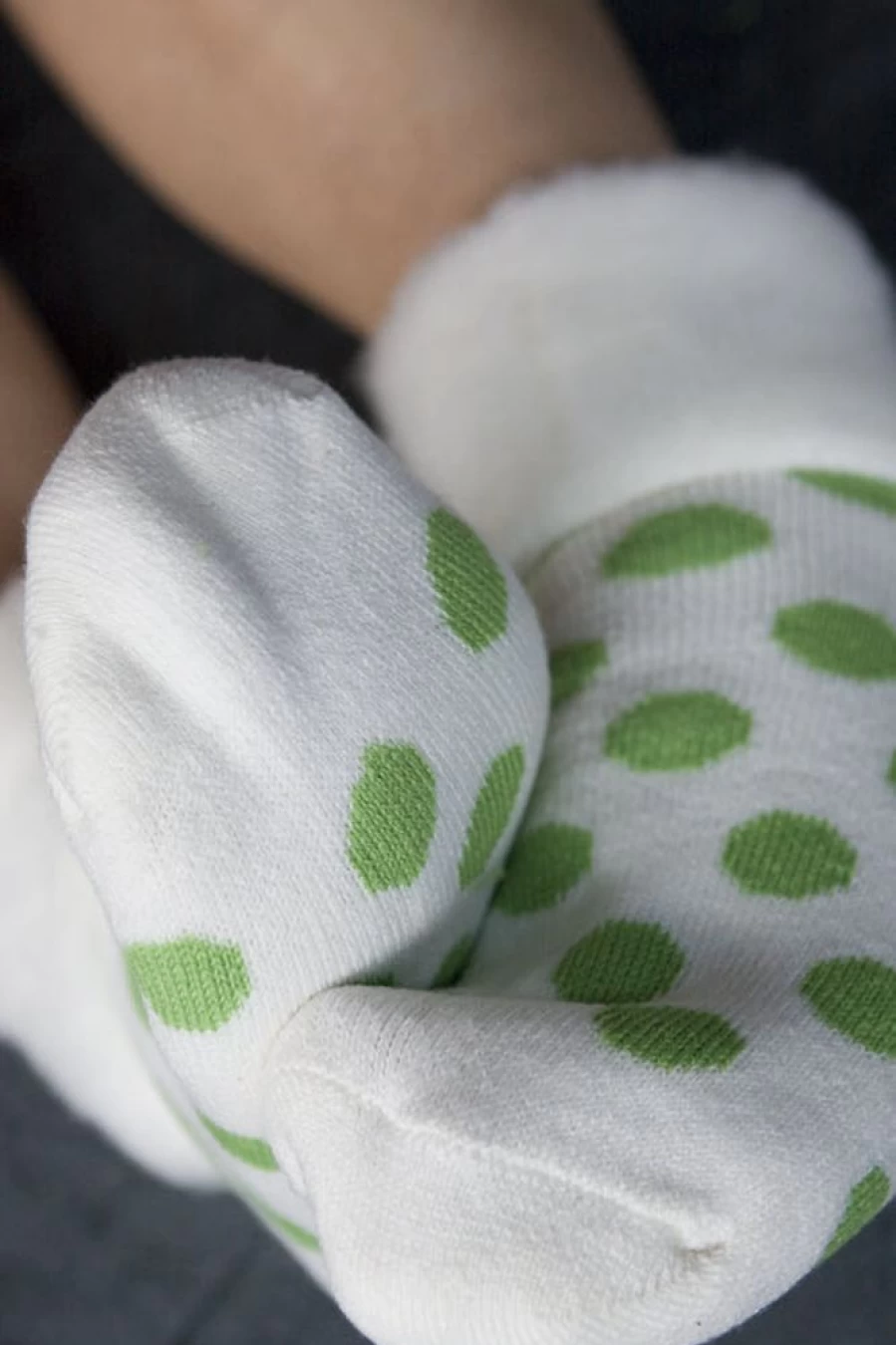 Outer Gear Polka Dot Bed Socks for Women & Men - Cozy Winter Warm Fuzzy Slipper Socks from New Zealand