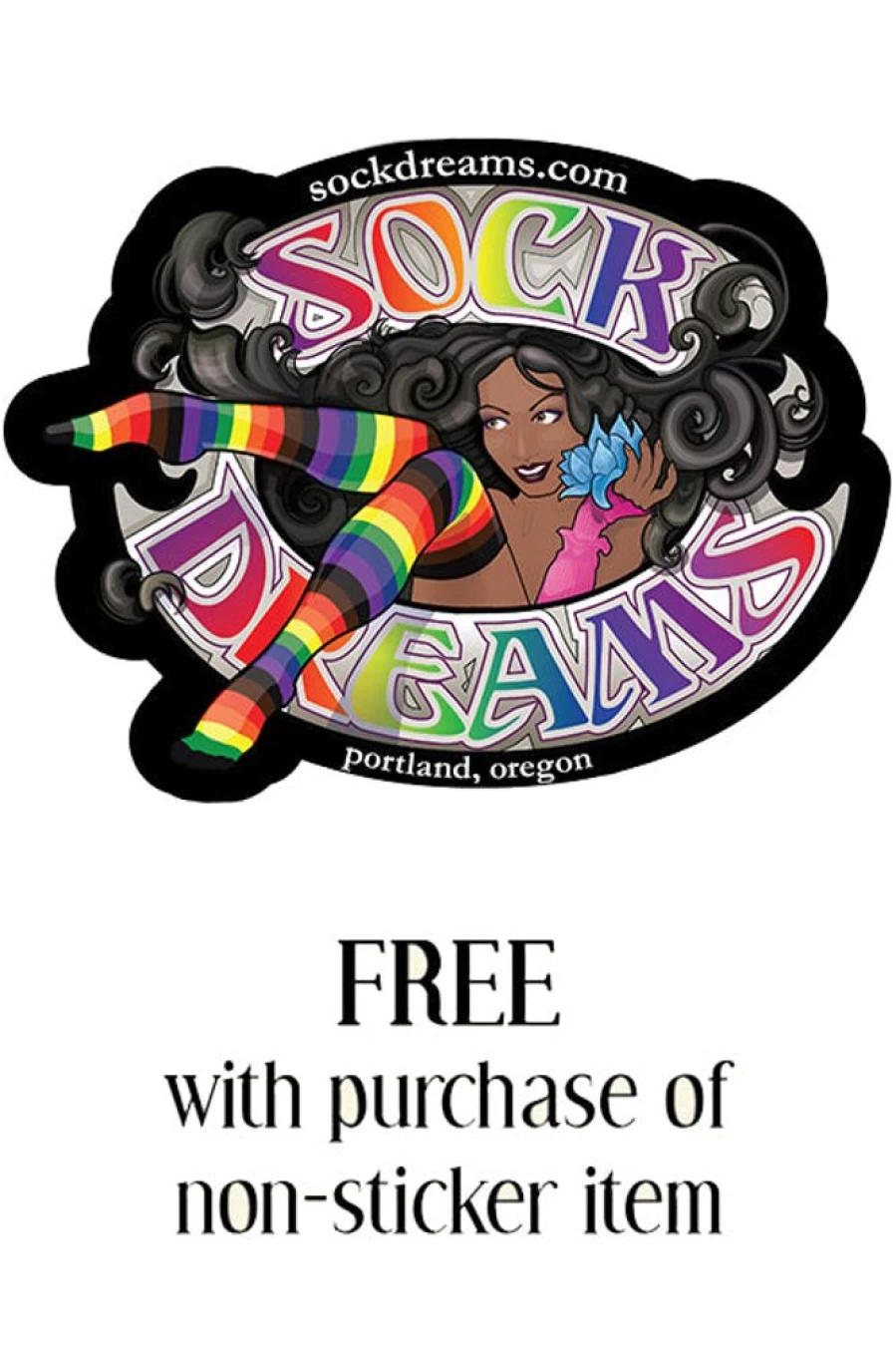 Sock Dreams Philly Pride Rainbow Stickers - LGBTQ+ Pride Stickers for Water Bottles, Laptops, DIY Crafts