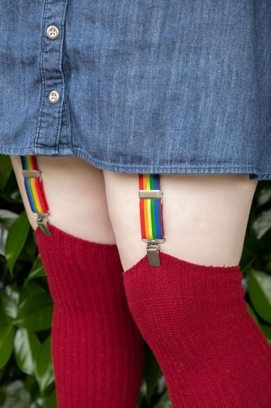 Sock Dreams Extra Long Rainbow Double Grip Hair Clips for Thick Hair - Colorful Non-Slip Hair Accessories