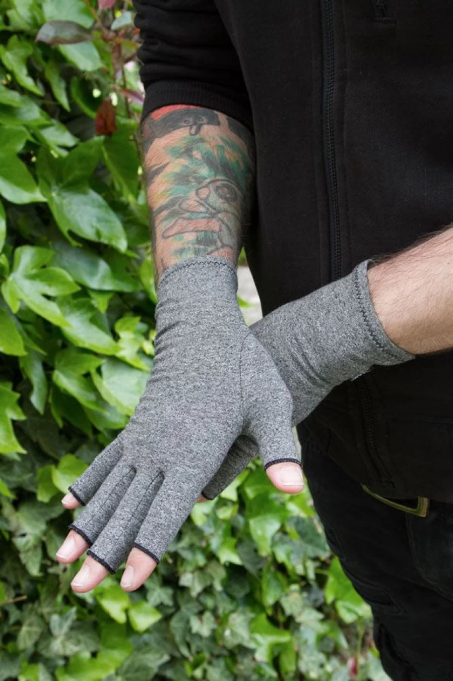 Brownmed Imak Fingerless Compression Gloves for Hand Pain Relief & Support