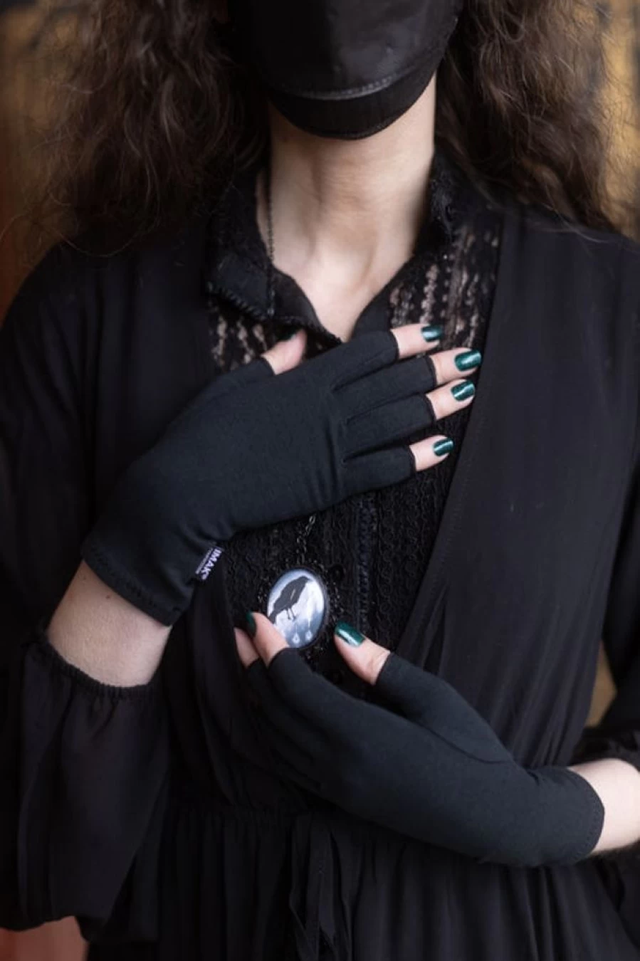 Brownmed Imak Fingerless Compression Gloves for Hand Pain Relief & Support