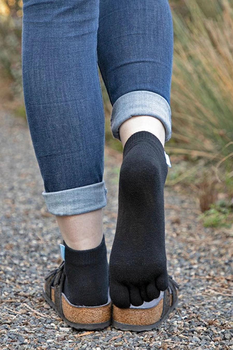 ToeToe Solid Color Ankle Socks for Toes - Comfortable & Breathable Toe Socks