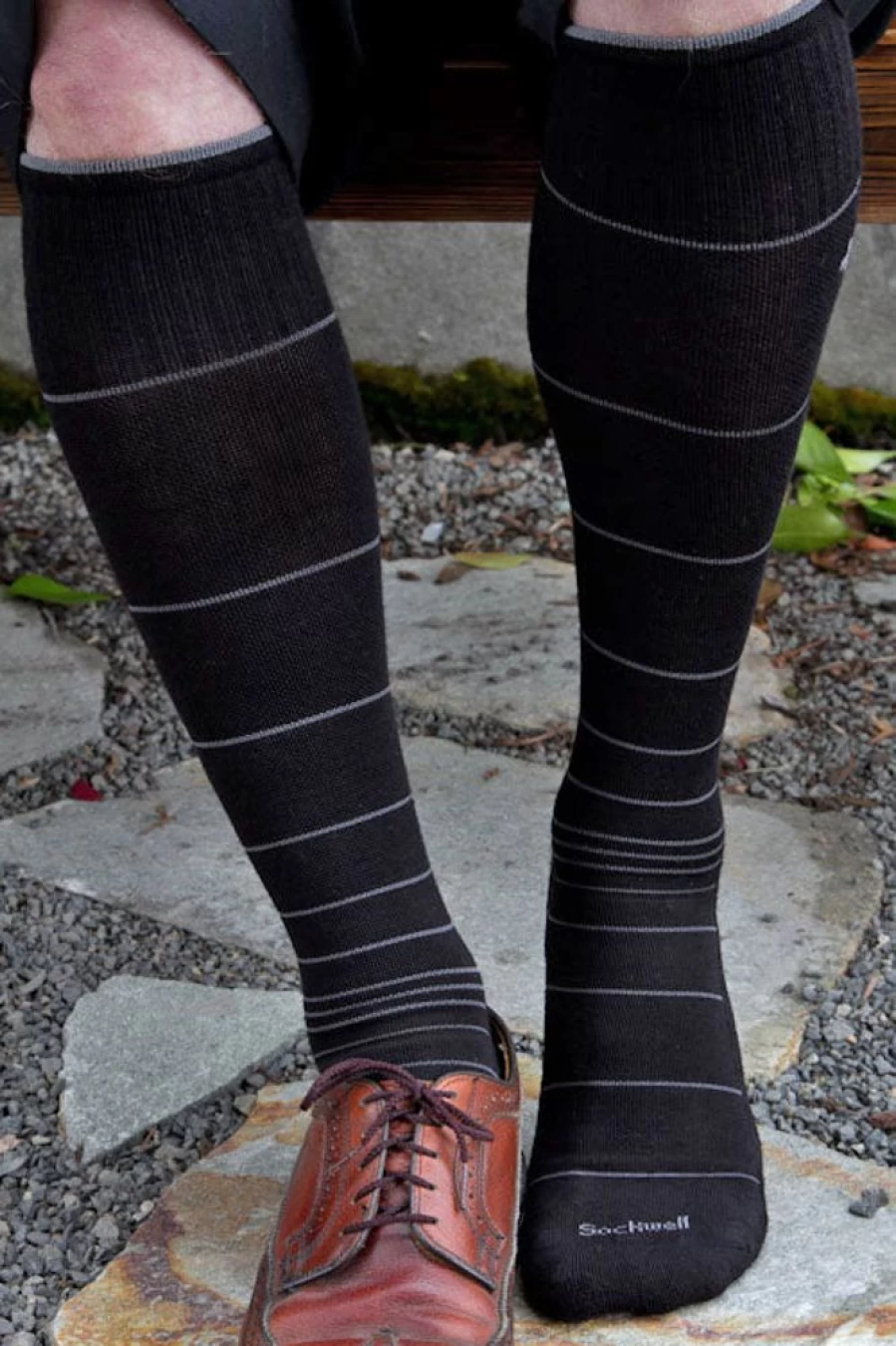 Sockwell Men's Circulator Compression Knee High Socks for Improved Blood Flow & Support