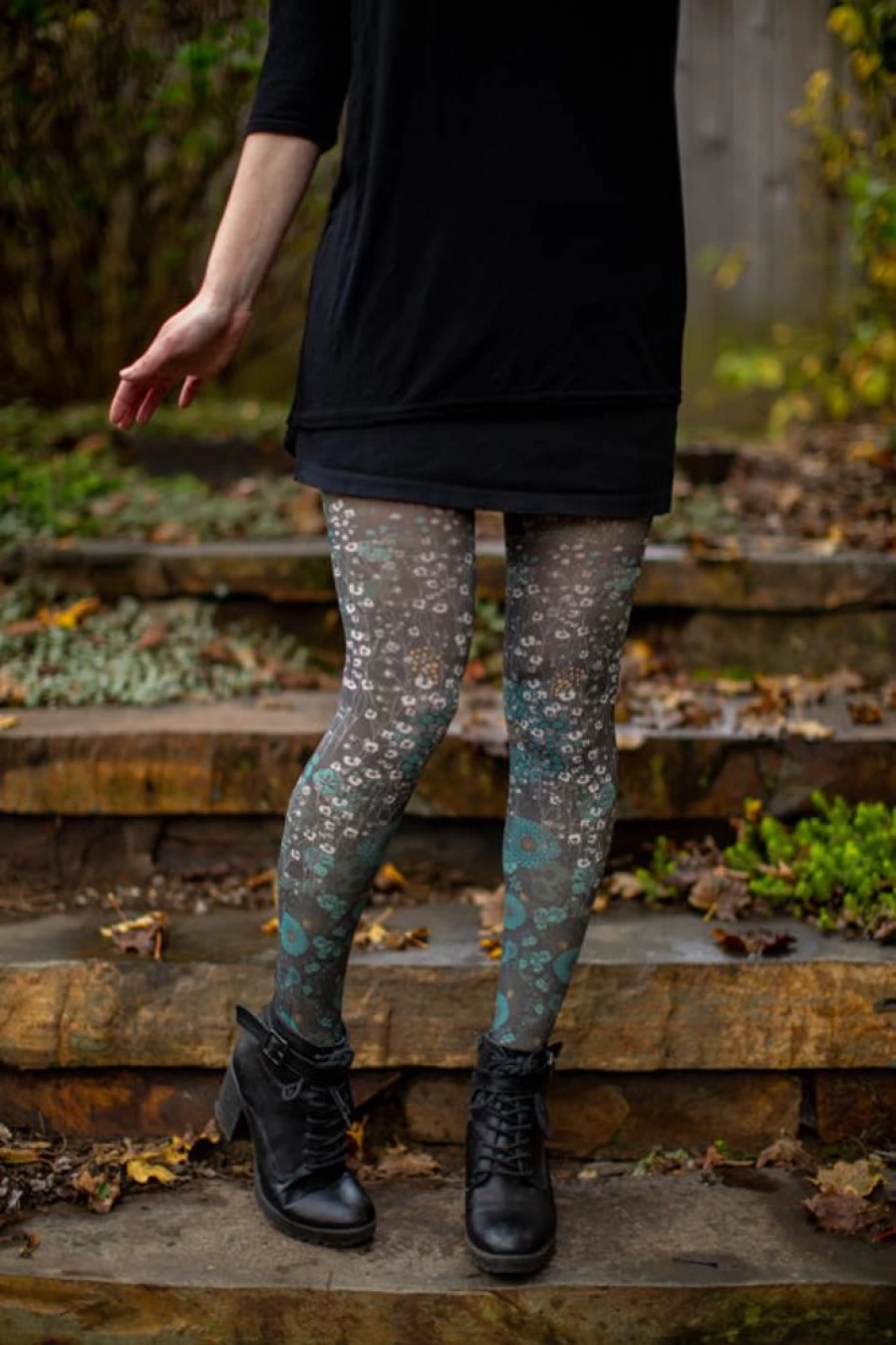 Marie Antoilette Lisbeth Printed Tights - Stylish & Comfortable Legwear for Women