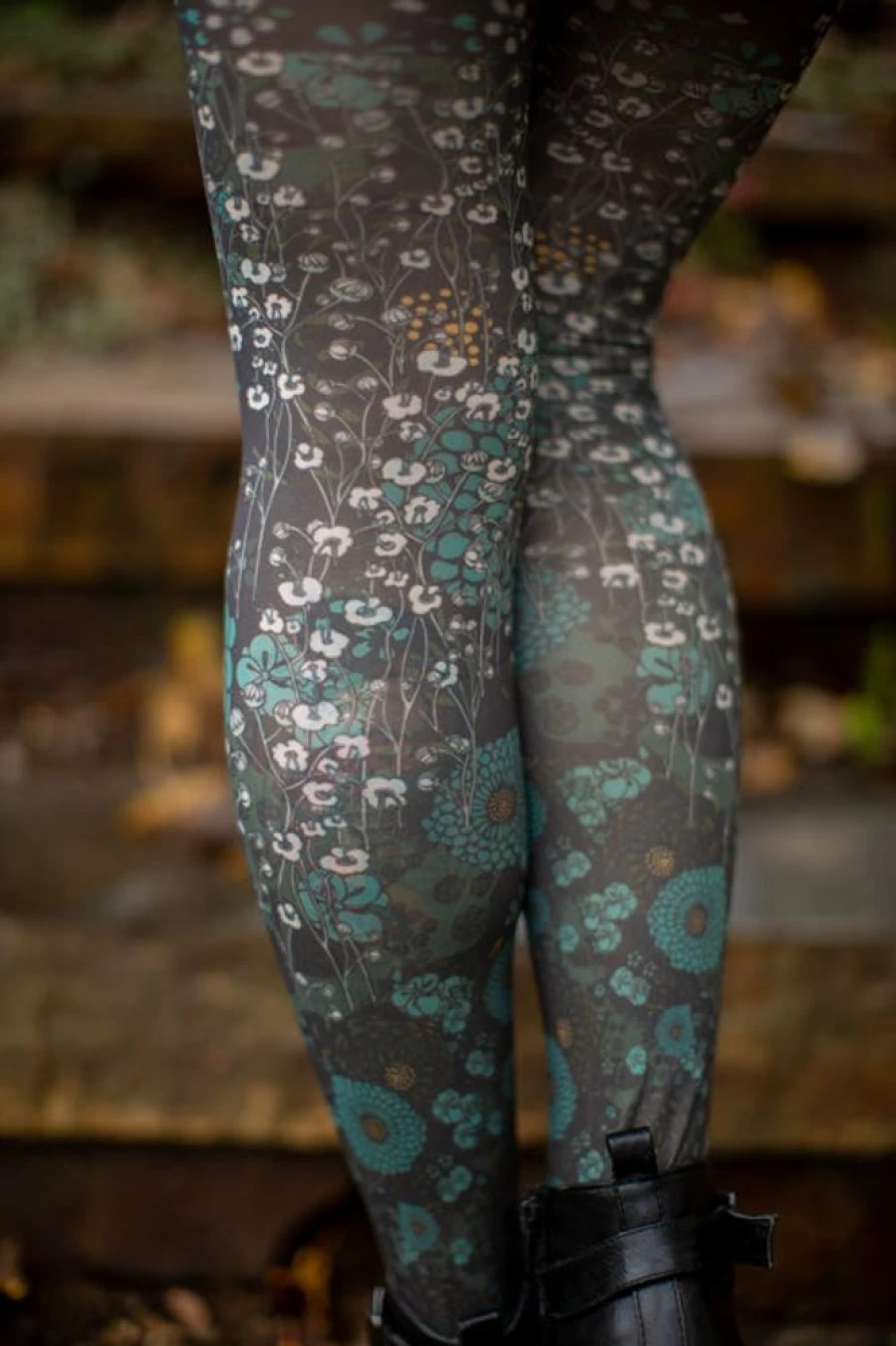 Marie Antoilette Lisbeth Printed Tights - Stylish & Comfortable Legwear for Women