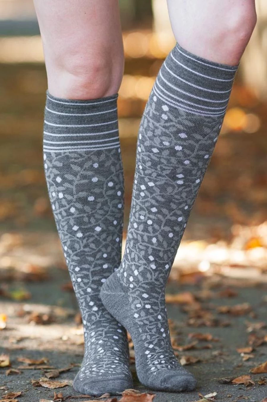 Sockwell New Leaf Compression Knee High Socks for Women & Men – Support & Comfort