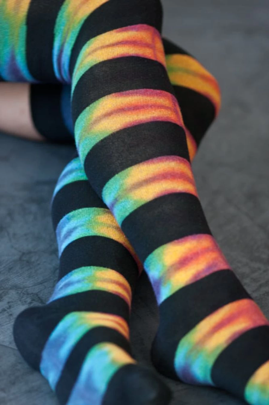 "Love Lite Precision Tie Dye Extraordinary Stripes T-Shirt – Vibrant Hand-Dyed Fashion"
