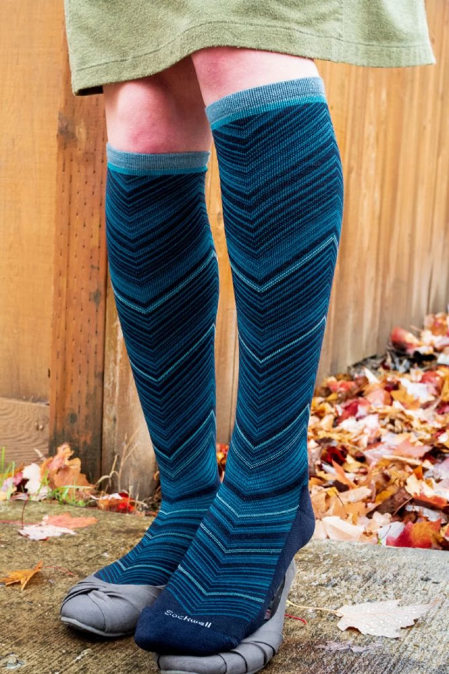 Sockwell Women's Full Flattery Compression Knee High Socks for Circulation & Support