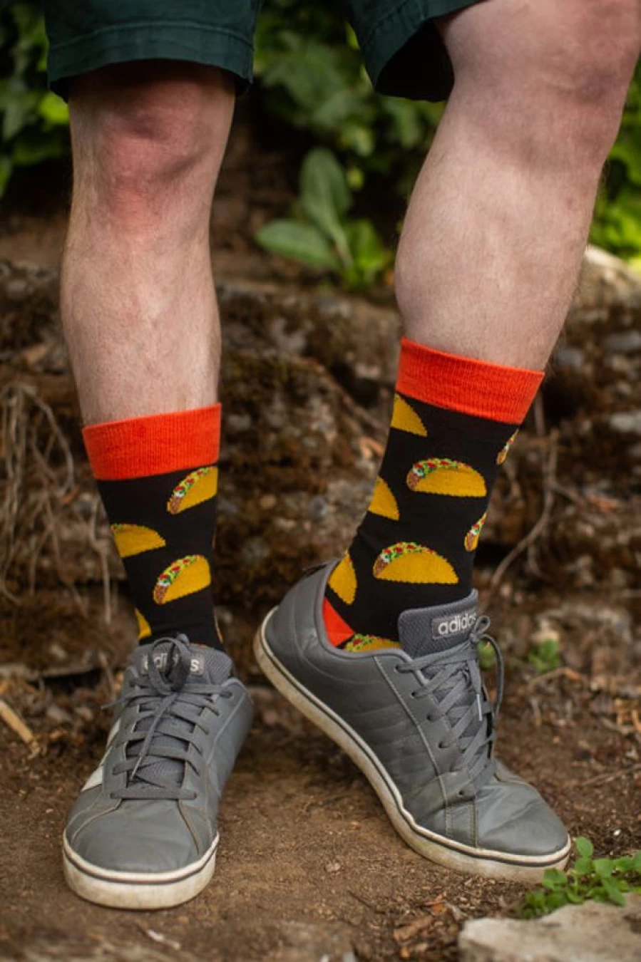 "Socksmith King Size Tacos Crew Socks - Fun Novelty Socks for Men & Women"