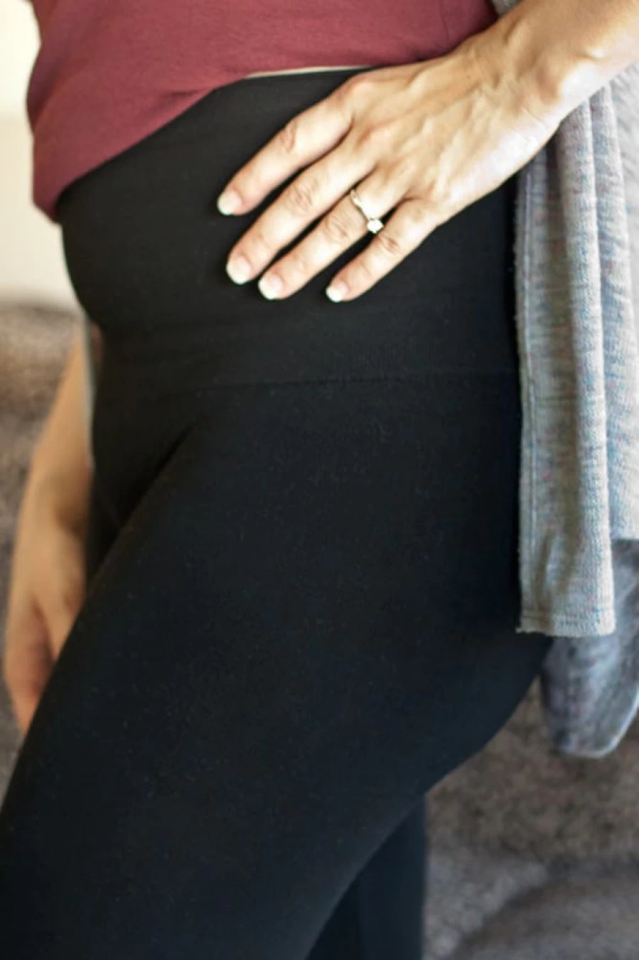 M. Rena Plus Size High Waisted Leggings for Women - Full Length Stretchy Comfort Fit Yoga Pants