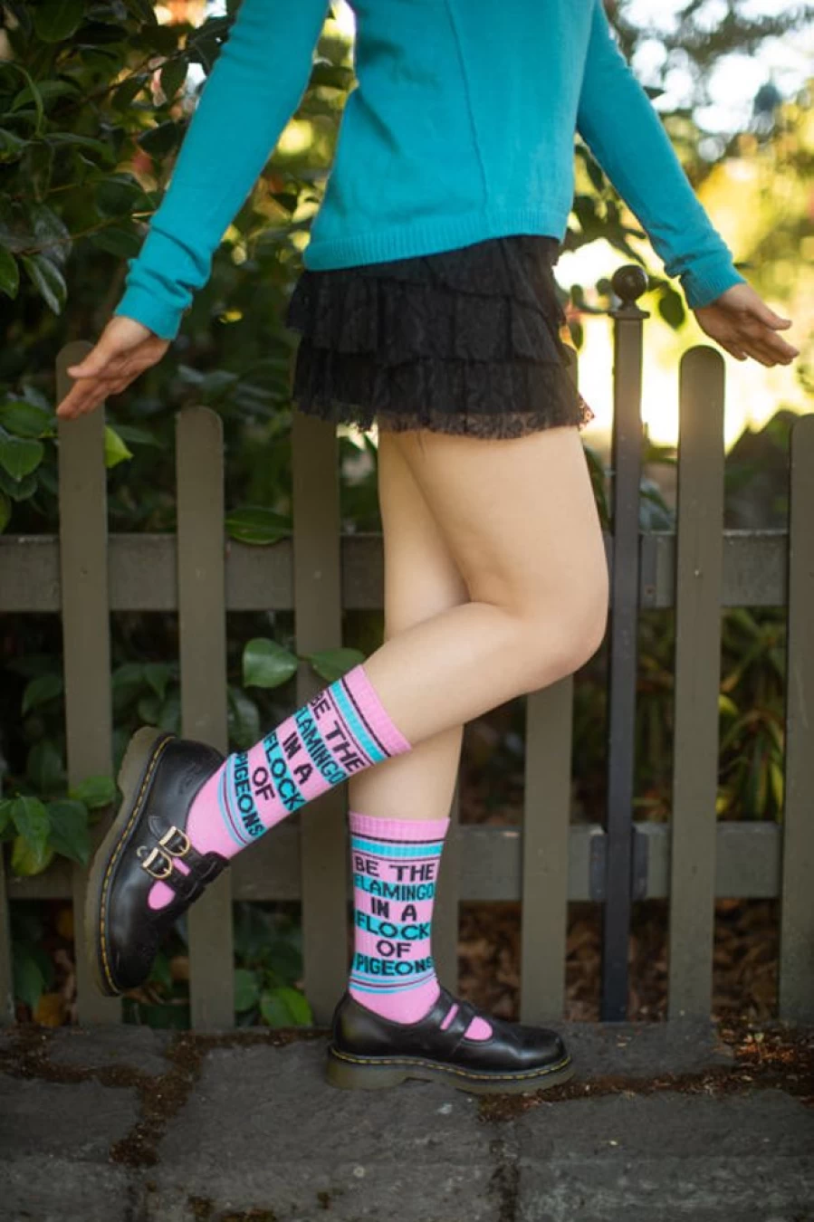 "Gumball Poodle Be The Flamingo In The Flock Of Pigeons Crew Neck Sweatshirt"