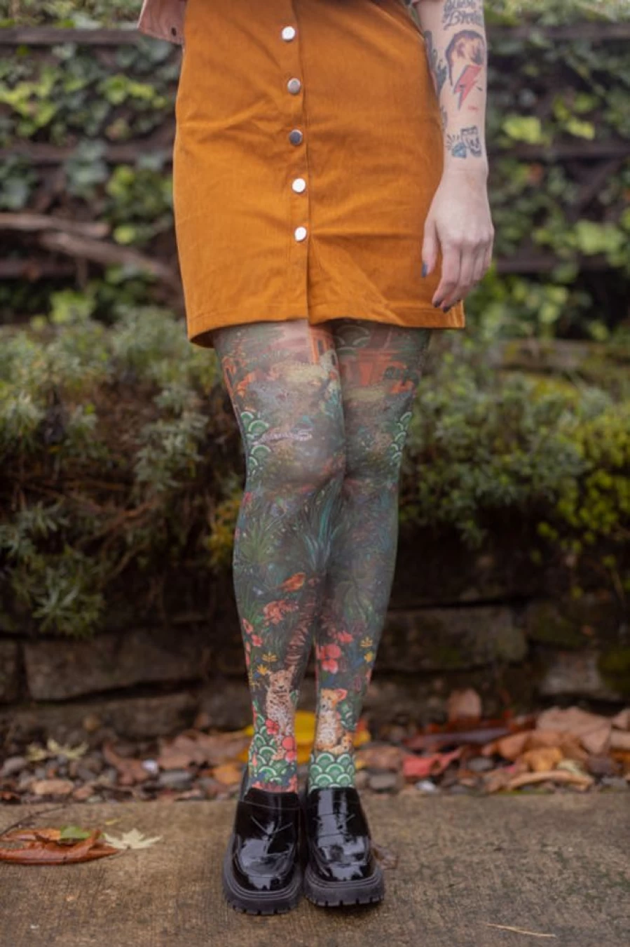 Marie Antoilette Graouu Printed Tights - Stylish & Comfortable Leggings for Women