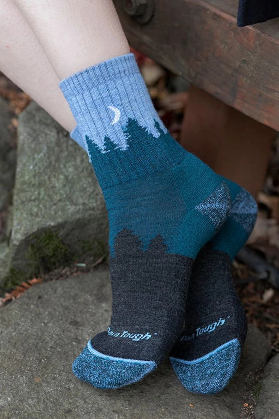 Darn Tough Treeline Micro Crew Socks - Lightweight Hiking Socks for Men & Women