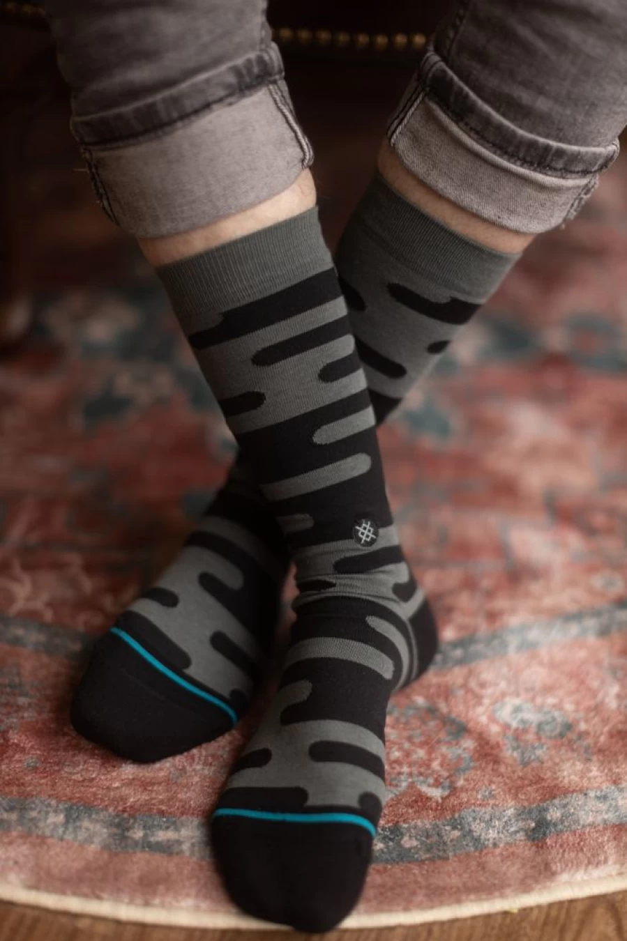 Stance Lindgren Crew Socks - Comfortable & Stylish Men's Athletic Socks for Sports & Casual Wear