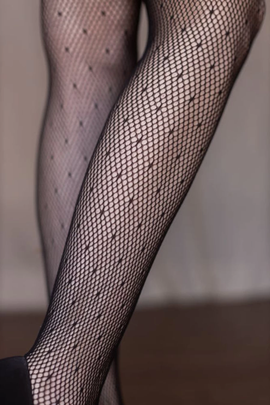 Killer Legs Starry Divinity Fishnet Tights - Glamorous Celestial Pattern Sheer Hosiery for Women