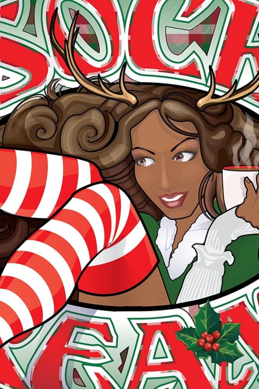 "Holiday Socks - Festive Sticker Collection by Sock Dreams"