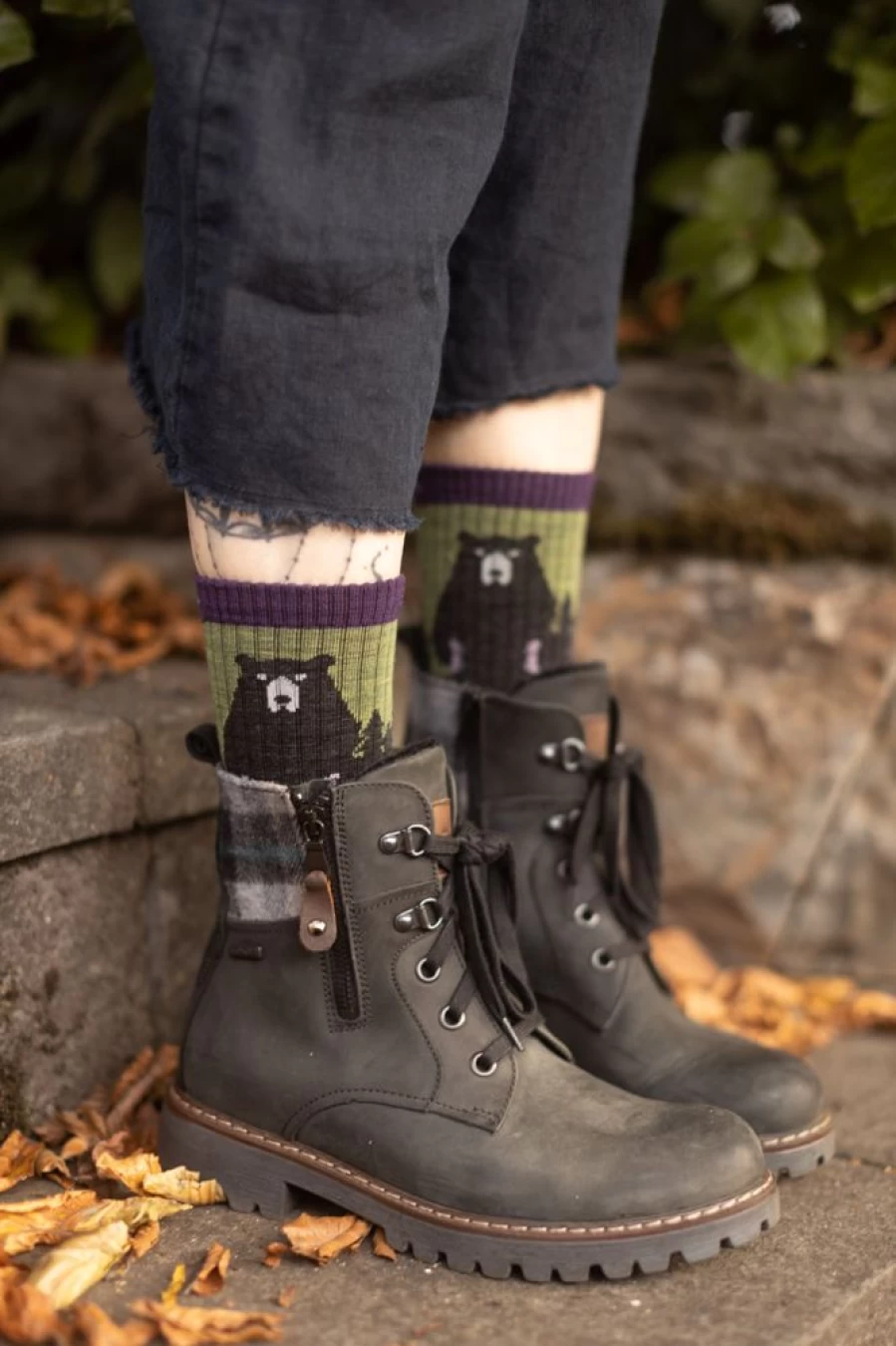 Darn Tough Micro Crew Hiking Socks - Bear Town Outdoor Performance Socks for Men & Women