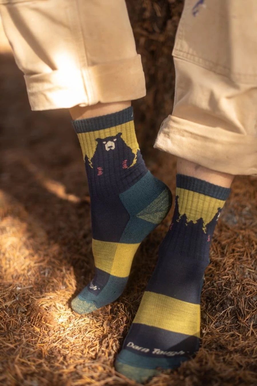 Darn Tough Micro Crew Hiking Socks - Bear Town Outdoor Performance Socks for Men & Women
