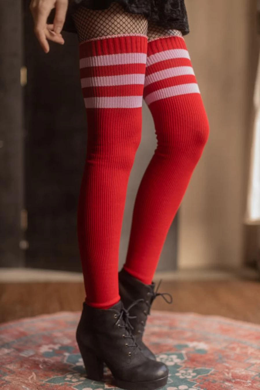 Dreamer Socks Kawaii Cute Long Socks for Women - Magical Anime Style Oops Design