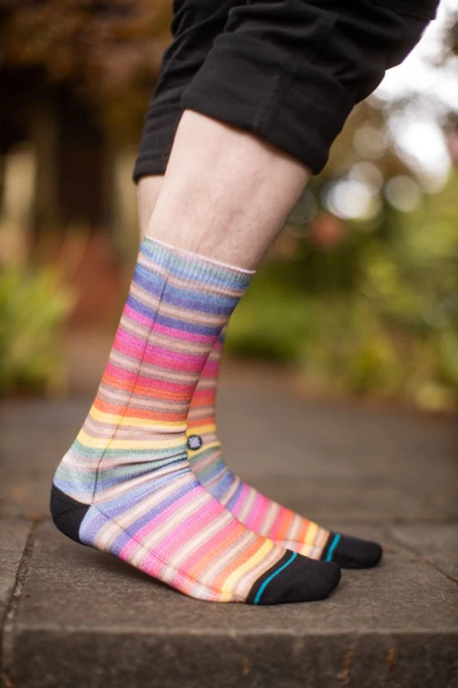 Stance Haroshi Stripe Crew Socks - Limited Edition Artistic Design