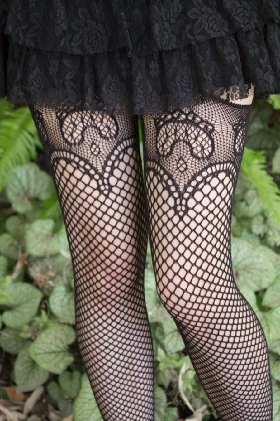 Leg Avenue Duchess Lace Top Stockings with Attached Garter Belt - Sexy Women's Hosiery for Elegant Lingerie Outfits