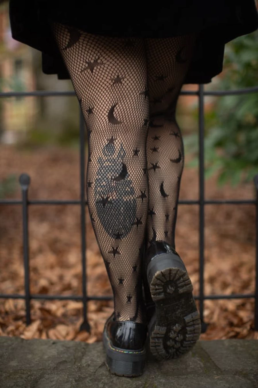 Leg Avenue Celestial Net Tights - Sexy Fishnet Stockings for Women, Gothic Lingerie, Fetish Fashion