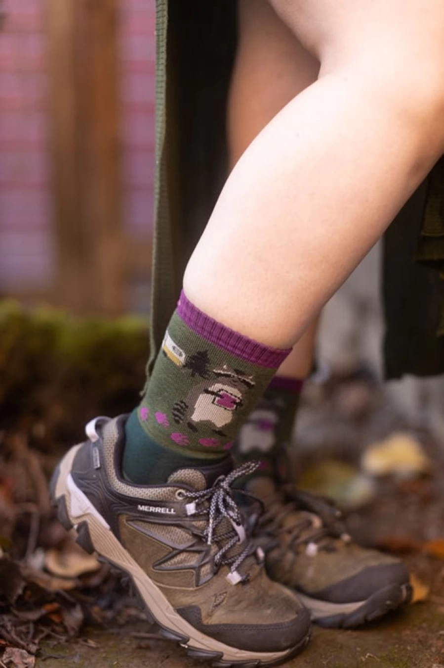 Darn Tough Raccoon Critter Club Hiking Micro Crew Socks for Men & Women - Comfortable & Durable Outdoor Socks