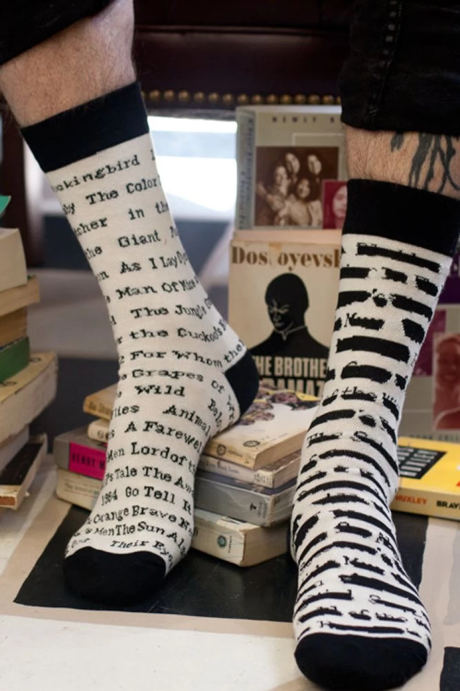 "Out Of Print Banned Books Crewneck Sweatshirt - Literary Banned Book Apparel"