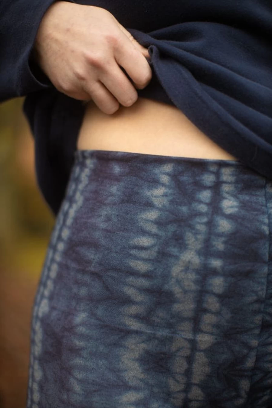 M. Rena High Waisted Tie-Dye Yoga Leggings - Shibori Print Workout Pants for Women