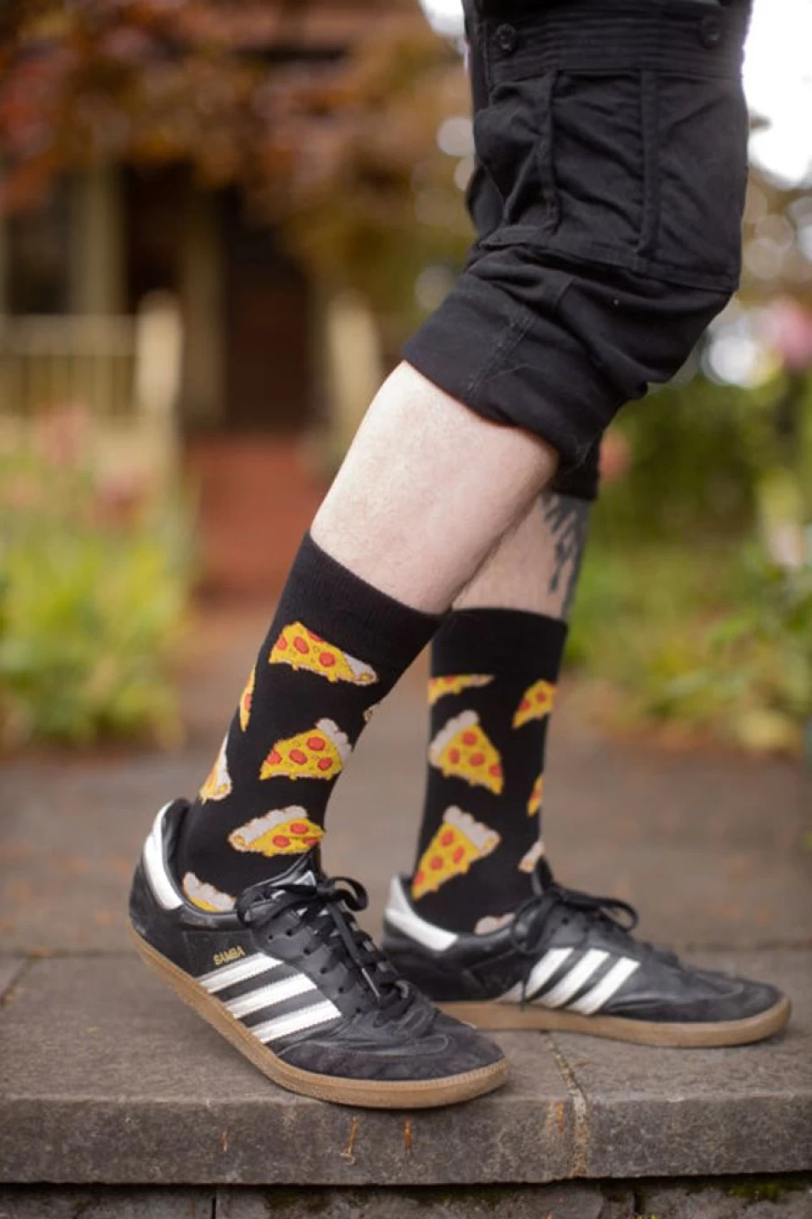 "Socksmith Pizza Crew Fun Novelty Socks - Comfortable & Unique Design"