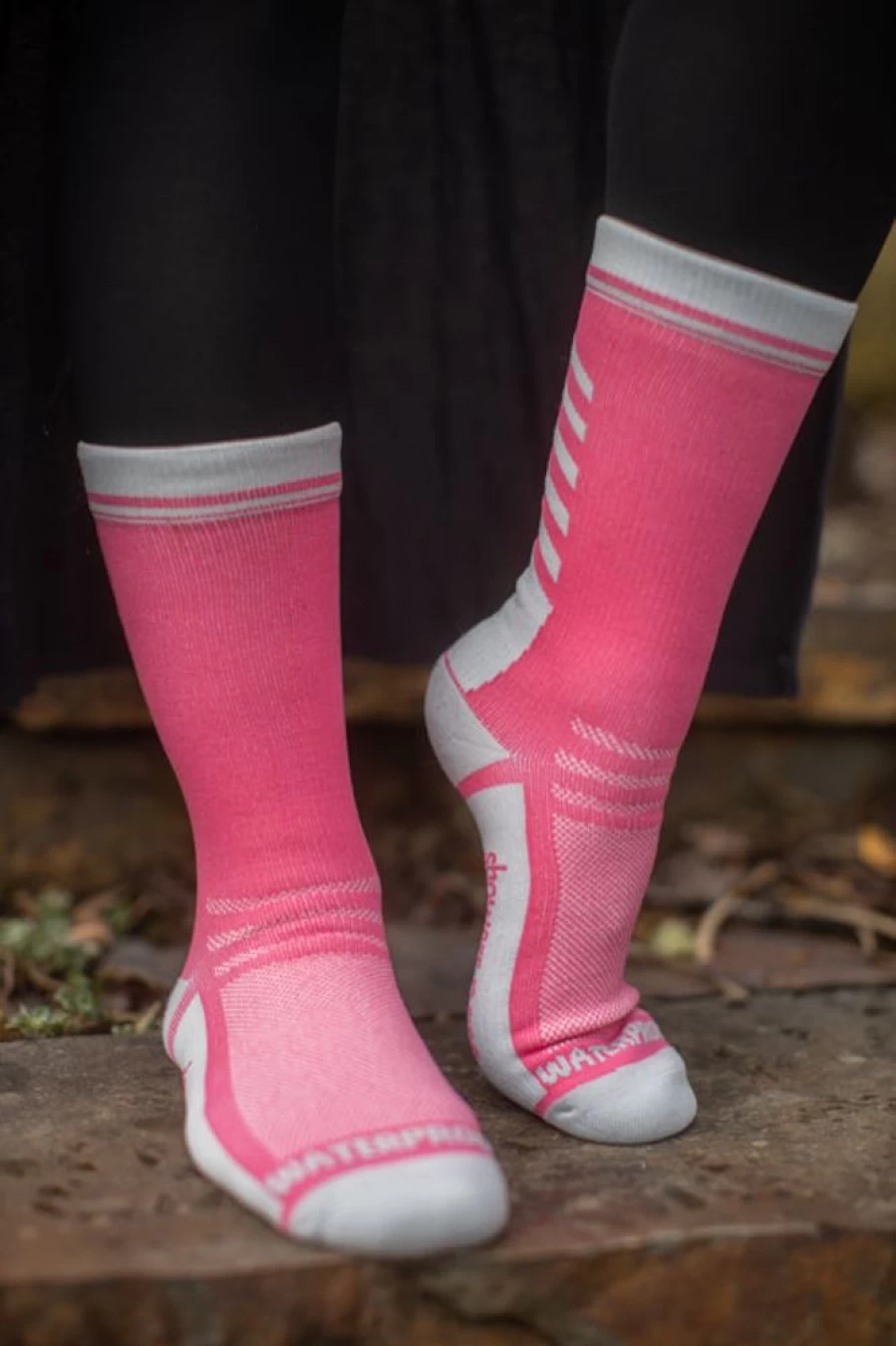 Showers Pass Crosspoint Brights Waterproof Socks for Cycling and Outdoor Activities