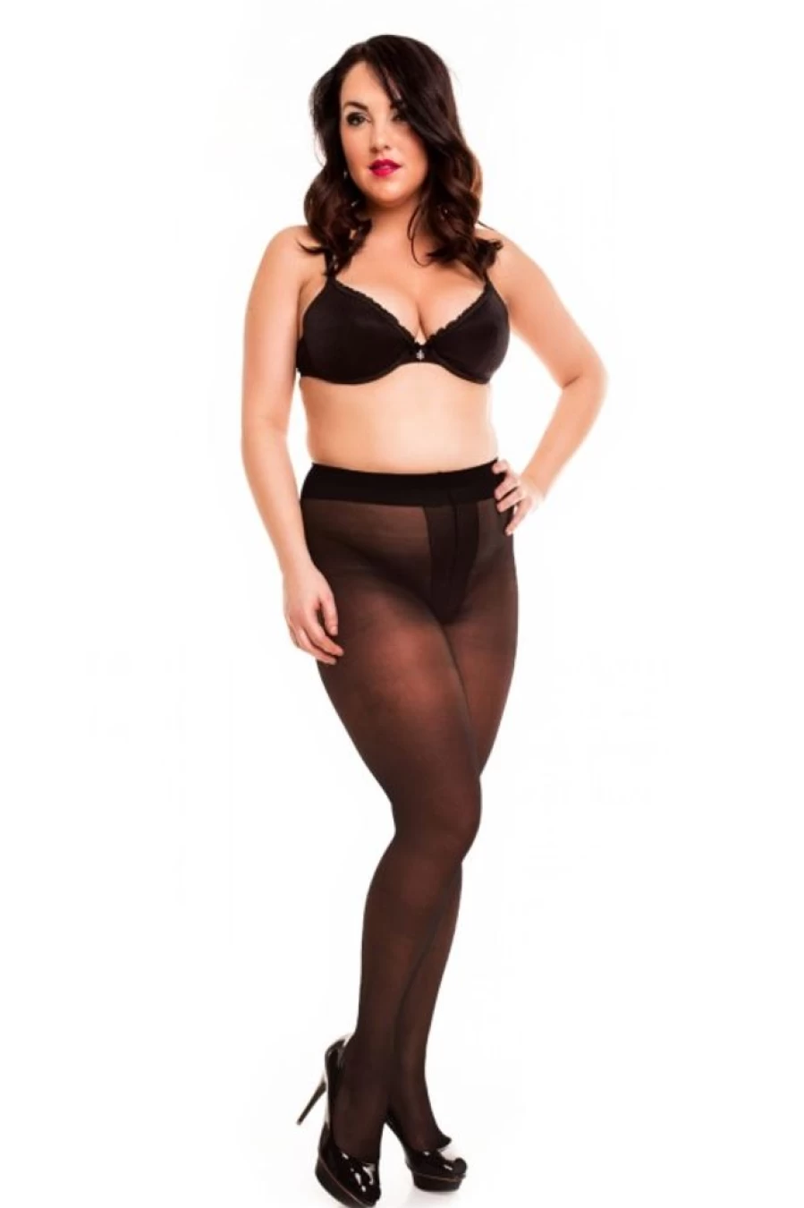 Glamory Ouvert20 Sheer Open Gusset Tights for Women - Comfortable & Breathable