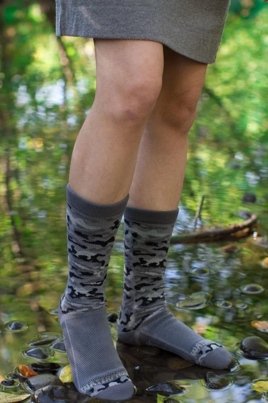 Showers Pass Crosspoint Camo Waterproof Socks - All-Weather Hunting & Outdoor Performance Socks