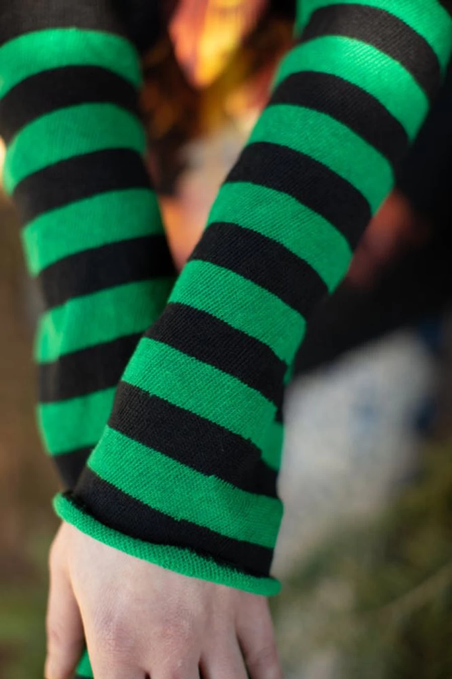 DreaM Stockings Emerald City Sheer Sleeves - Elegant Mesh Armwear for Women