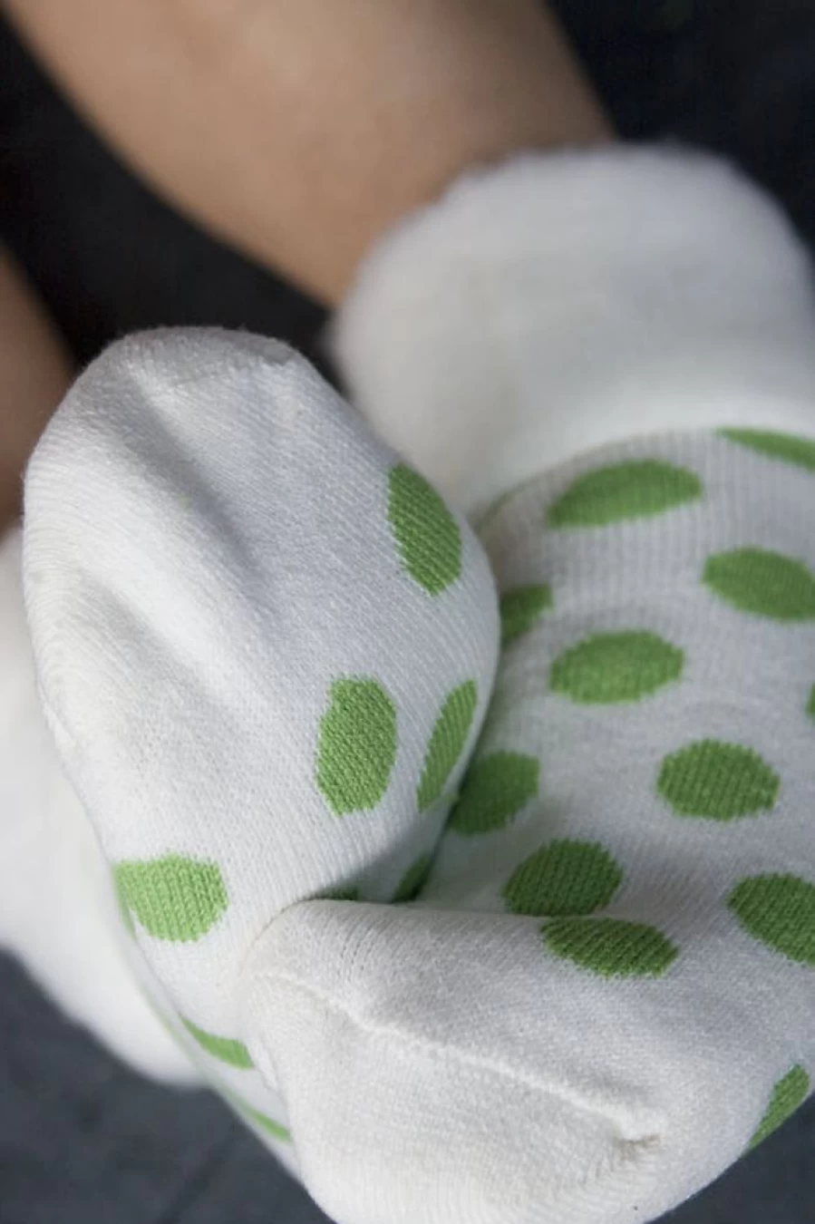 Outer Gear Polka Dot Bed Socks - Cozy Winter Footwear for Women & Men - New Zealand Wool Comfort